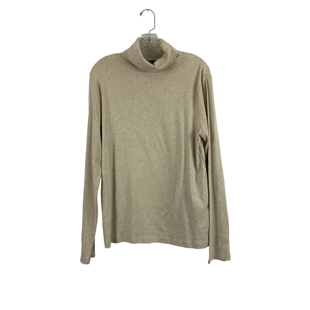 Faded Glory Women's Tan Mock Neck Top